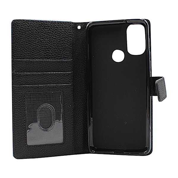 New Standcase Wallet Motorola Moto E20 / E30 / E40 Svart