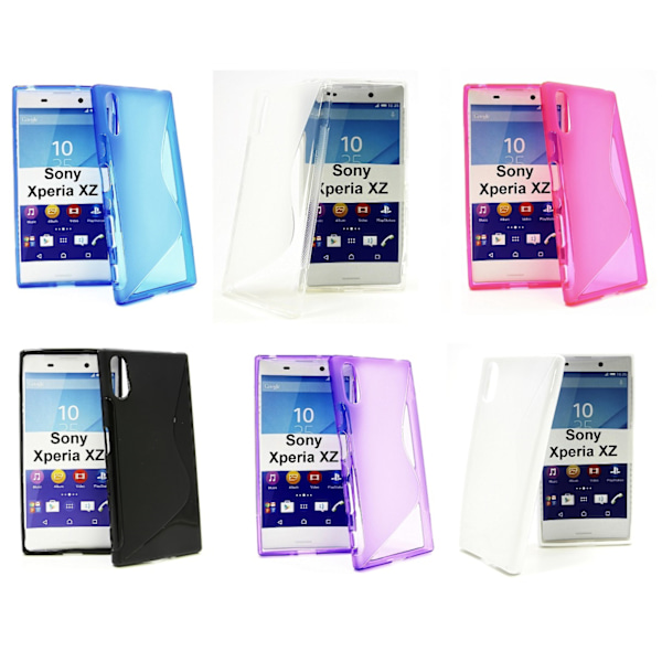 S-Line skal Sony Xperia XZ / XZs  (F8331 / G8231) Hotpink