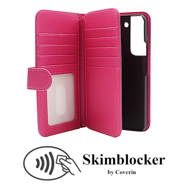 Skimblocker XL Wallet Samsung Galaxy S22 5G Hotpink