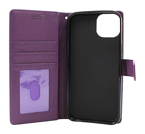 New Standcase Wallet iPhone 15 Plus Lila