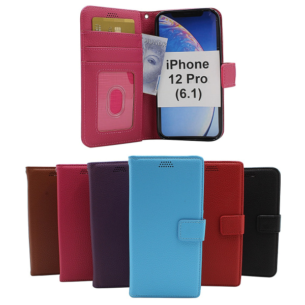 New Standcase Wallet iPhone 12 Pro (6.1) (Svart) Svart