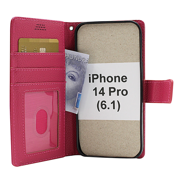 New Standcase Wallet iPhone 14 Pro (6.1) Brun