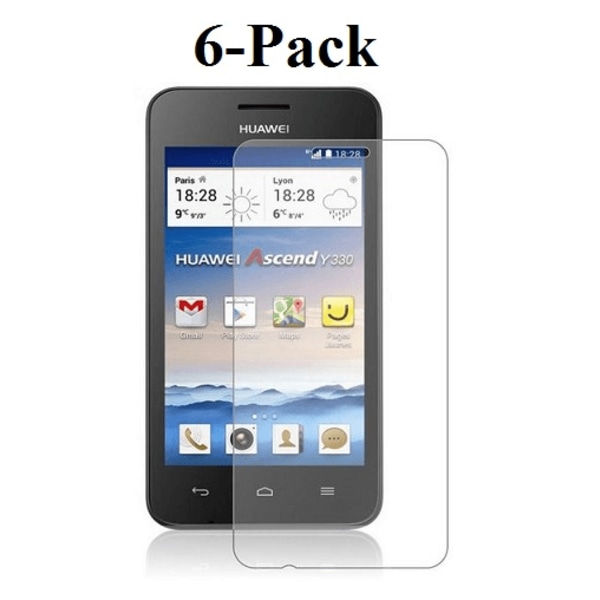 6-Pack Skärmskydd Huawei Ascend Y330