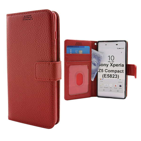 New Standcase Wallet Sony Xperia Z5 Compact (E5823) Svart