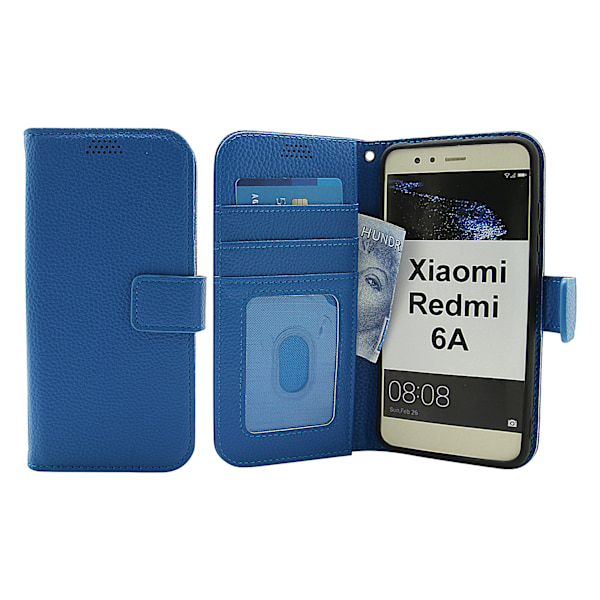 New Standcase Wallet Xiaomi Redmi 6A Blå