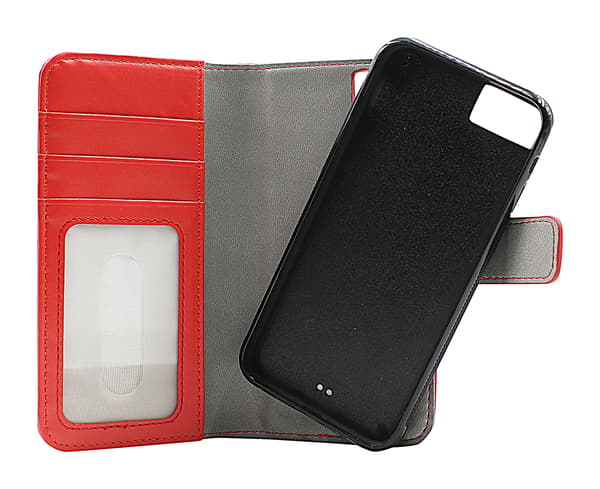 Skimblocker Magnet Wallet iPhone 7 Röd