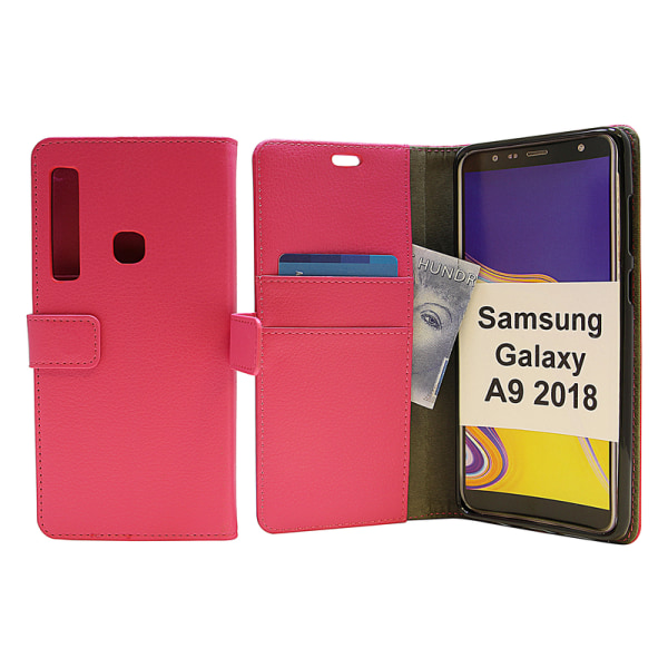 Standcase Wallet Samsung Galaxy A9 2018 (A920F/DS) Hotpink
