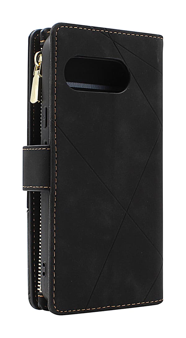XL Google Pixel 9a Lyx Plånboksfodral Vinröd