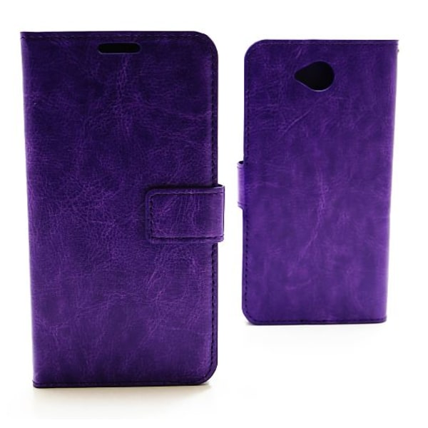 Crazy Horse Wallet Microsoft Lumia 650 Lila