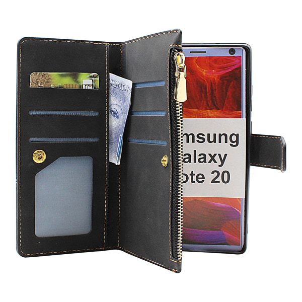 XL Standcase Lyxfodral Samsung Galaxy Note 20 5G Brun