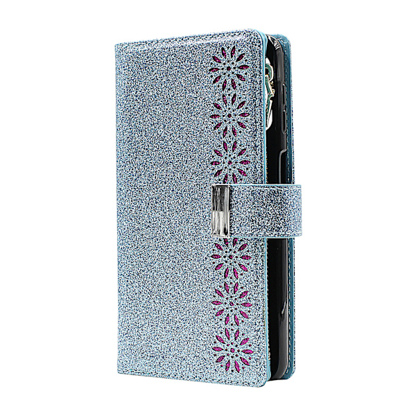 XL Standcase Glitterwallet Samsung Galaxy A32 5G (SM-A326B) Svart