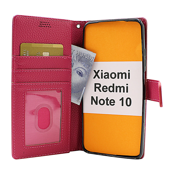 New Standcase Wallet Xiaomi Redmi Note 10 Hotpink