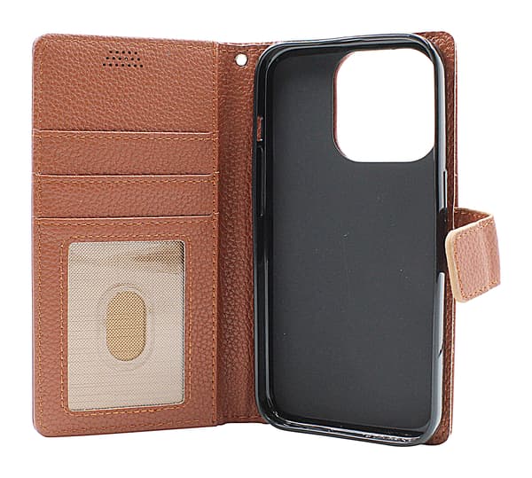 New Standcase Wallet iPhone 15 Pro Svart