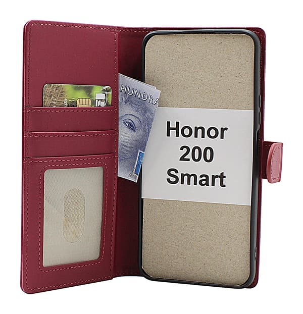 Skimblocker Honor 200 Smart 5G Plånboksfodral Brandy
