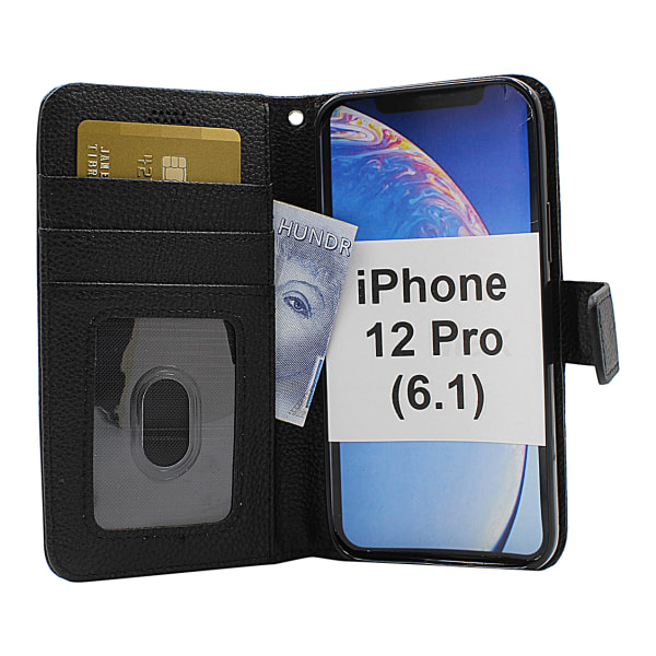 New Standcase Wallet iPhone 12 Pro (6.1) (Svart) Svart