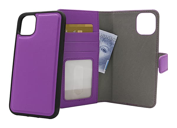 Skimblocker Magnet Wallet iPhone 11 (6.1) Lila