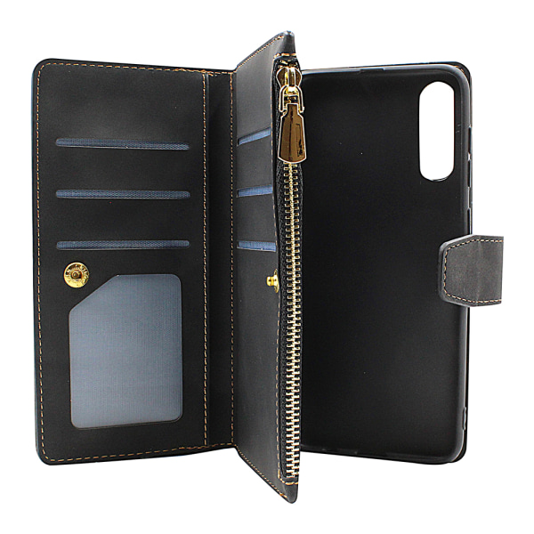 XL Standcase Lyxfodral Samsung Galaxy A50 (A505FN/DS) Marinblå