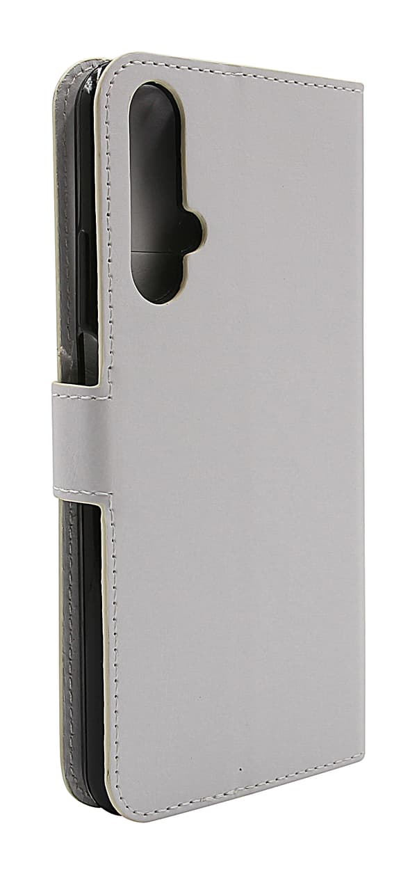 Crazy Horse Wallet Huawei Nova 5T Vit