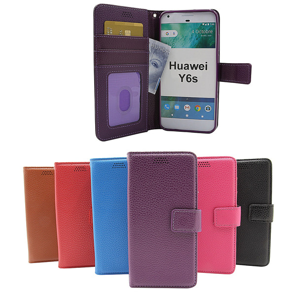 New Standcase Wallet Huawei Y6s Brun