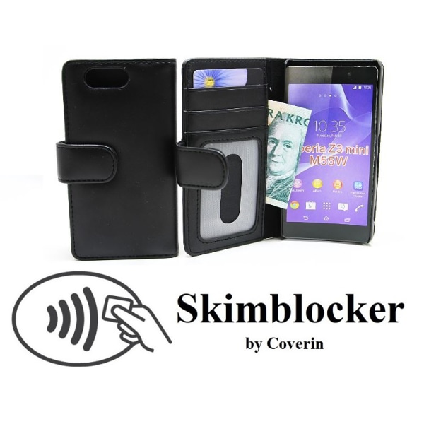 Skimblocker Plånboksfodral Sony Xperia Z3 Compact (D5803)