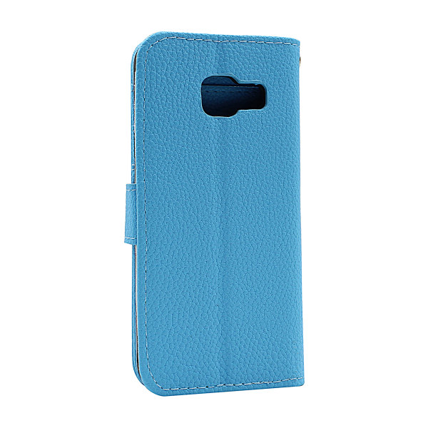New Standcase Wallet Samsung Galaxy A3 2016 Ljusblå