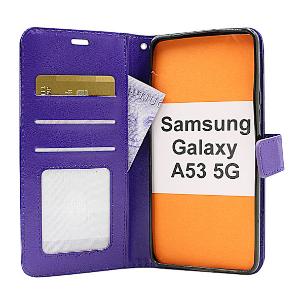 Crazy Horse Wallet Samsung Galaxy A53 5G (A536B) Grön