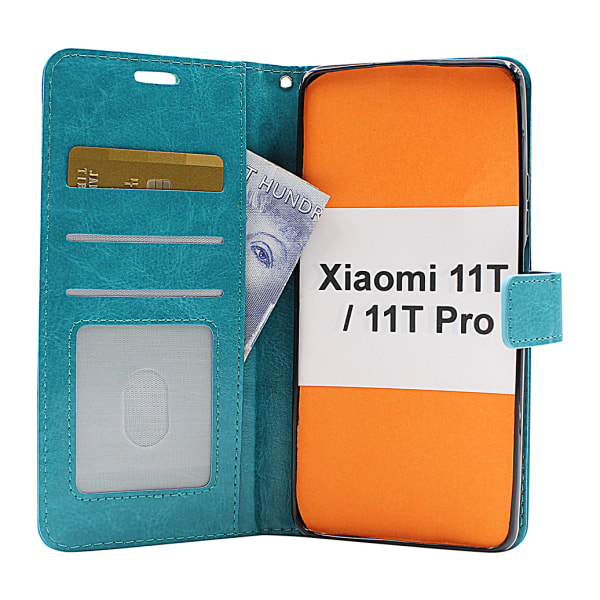 Crazy Horse Wallet Xiaomi 11T / 11T Pro Brun