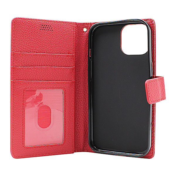 New Standcase Wallet iPhone 15 Ljusblå