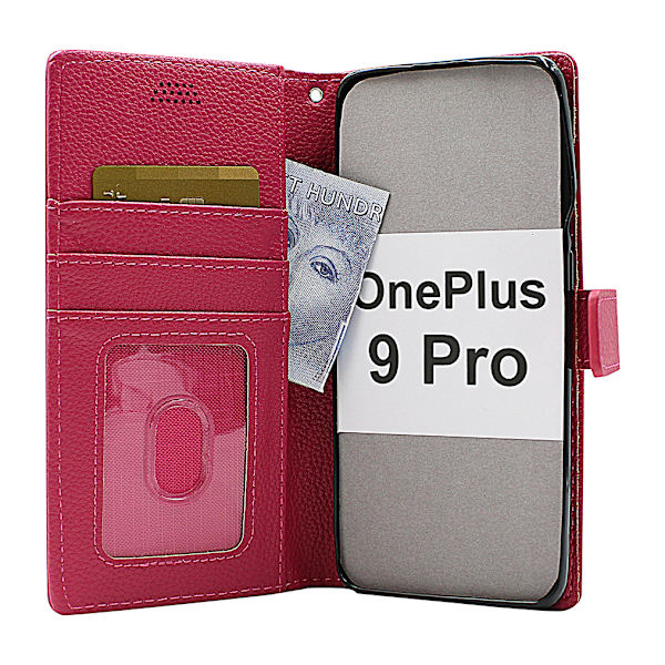 New Standcase Wallet OnePlus 9 Pro Röd