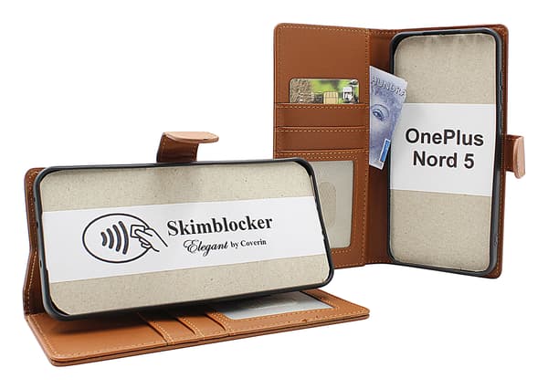 Skimblocker OnePlus Nord 5 Plånboksfodral Svart