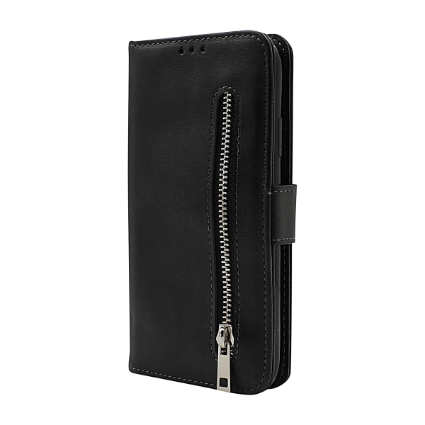 Zipper Standcase Wallet Motorola Moto E13 Röd