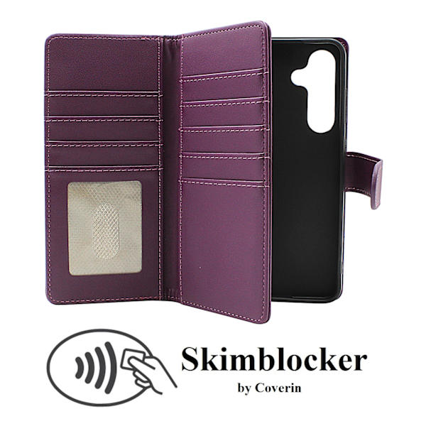 Skimblocker Samsung Galaxy S24 FE XL Plånboksfodral Svart