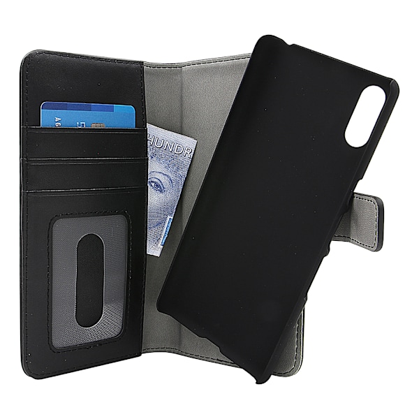 Skimblocker Magnet Wallet Sony Xperia L3 Svart