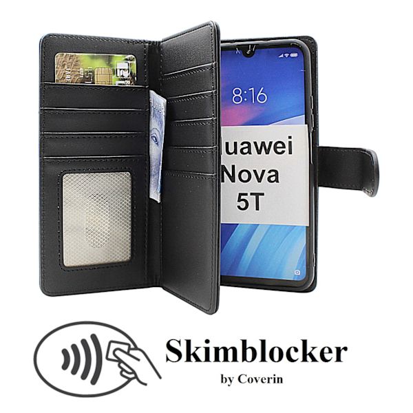 Skimblocker XL Magnet Wallet Huawei Nova 5T