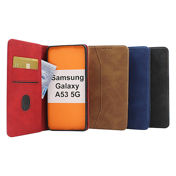Fancy Standcase Wallet Samsung Galaxy A53 5G (SM-A536B) Brun