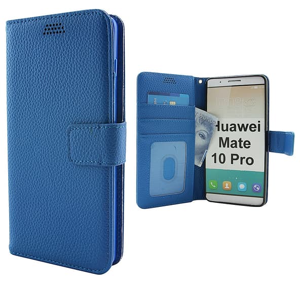 New Standcase Wallet Huawei Mate 10 Pro Ljusblå