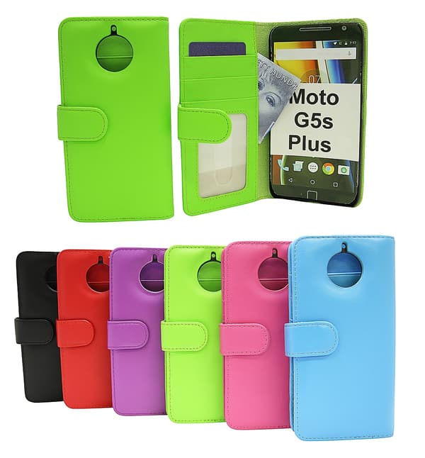 Plånboksfodral Moto G5s Plus (XT1806) Grön