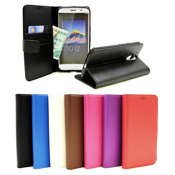 Standcase Wallet Motorola Moto G4 / G4 Plus Svart