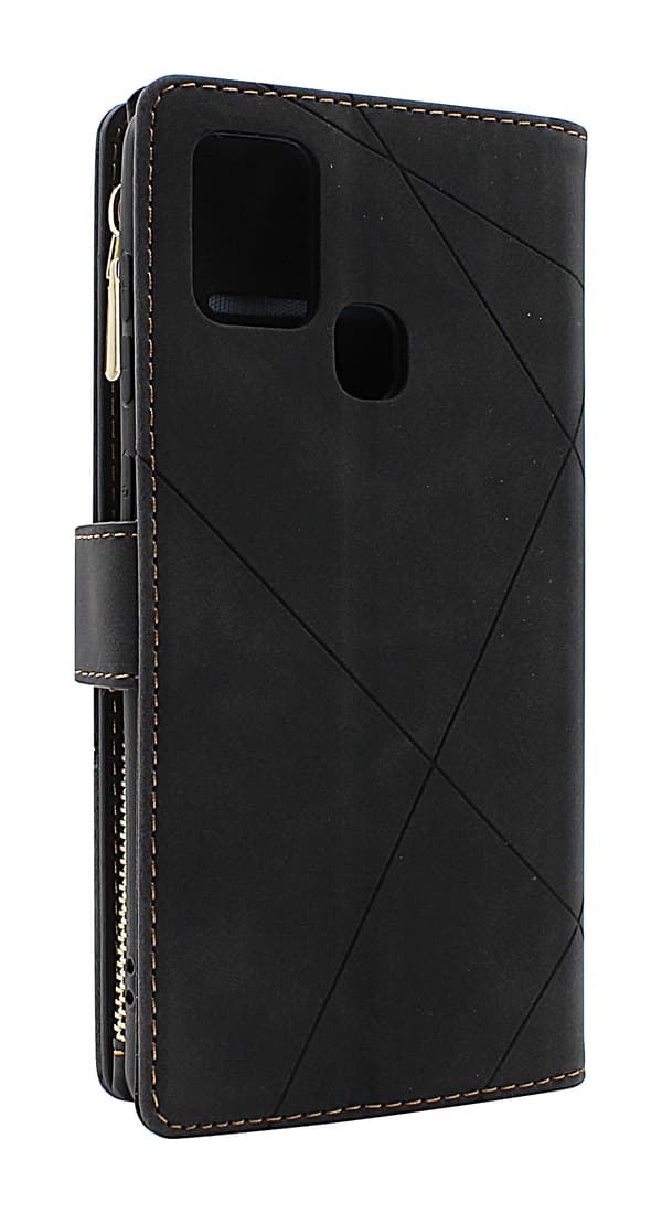XL Samsung Galaxy A21s Lyx Plånboksfodral Brun