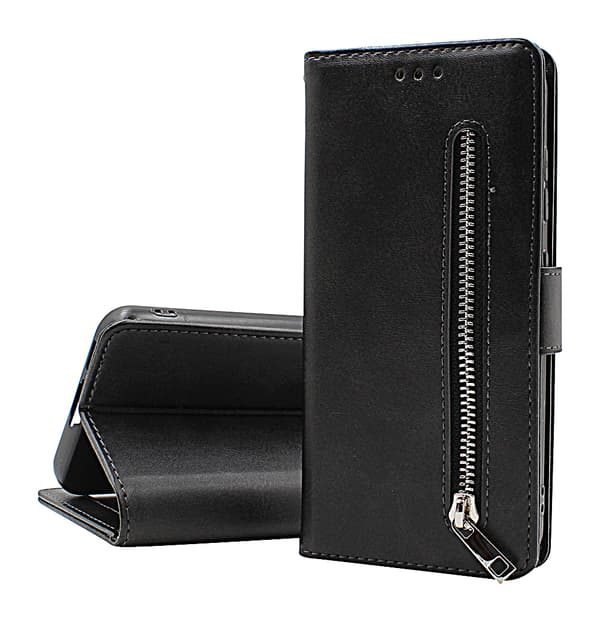 Zipper Standcase Wallet Google Pixel 8a 5G Svart