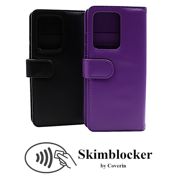 Skimblocker Plånboksfodral Samsung Galaxy S20 Ultra (G988B) Lila