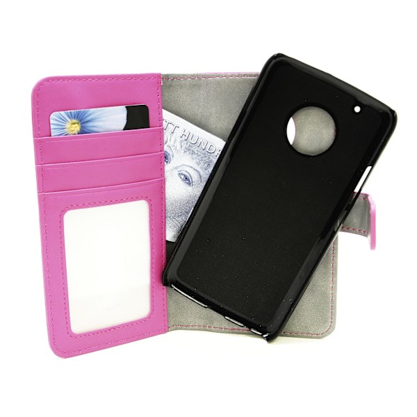 Magnet Wallet Lenovo Moto G5 Plus (XT1683) Hotpink