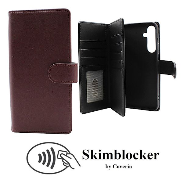 Skimblocker XL Wallet Samsung Galaxy A55 5G Svart