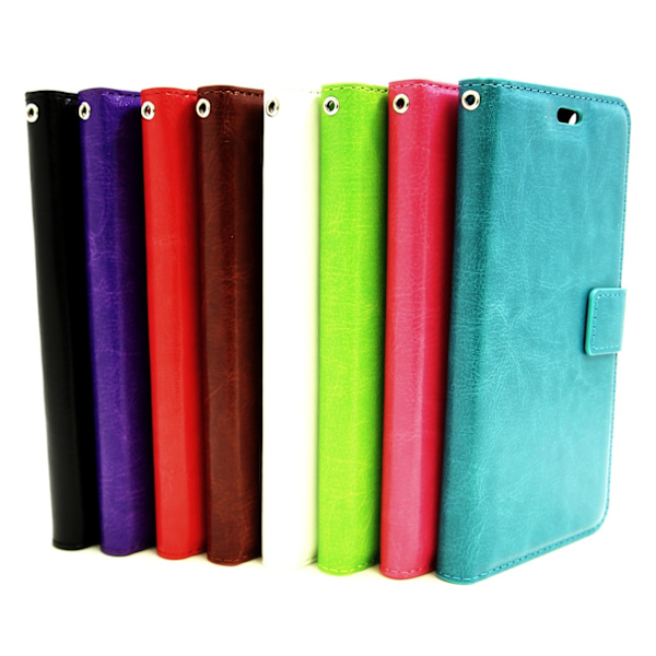 Crazy Horse Wallet Huawei Y6 II Brun