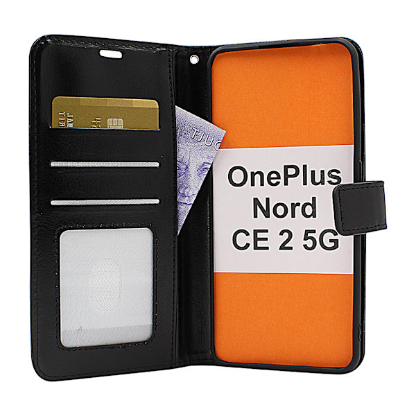 Crazy Horse Wallet OnePlus Nord CE 2 5G Svart