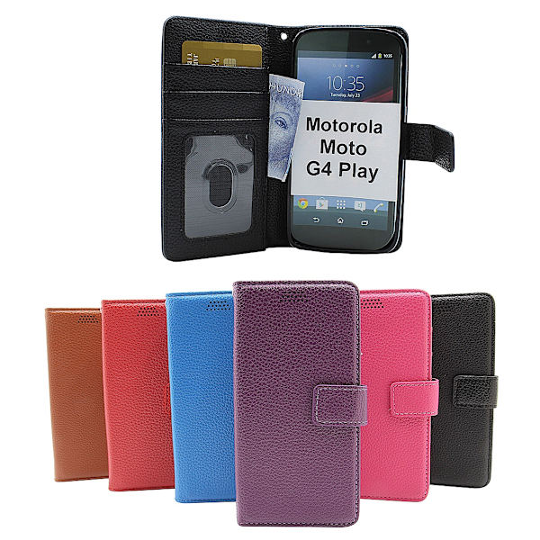 New Standcase Wallet Motorola Moto G4 Play