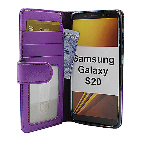 Skimblocker Plånboksfodral Samsung Galaxy S20 (G980F) Lila
