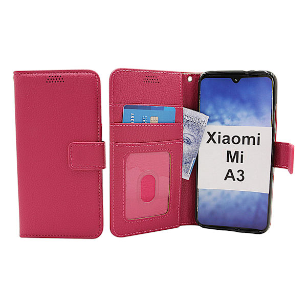 New Standcase Wallet Xiaomi Mi A3 Hotpink