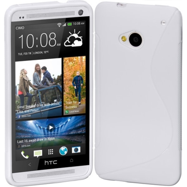 S-Line skal HTC One (M7) Vit