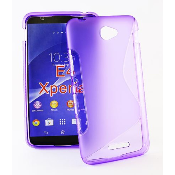 S-Line skal Sony Xperia E4 (E2105) Lila